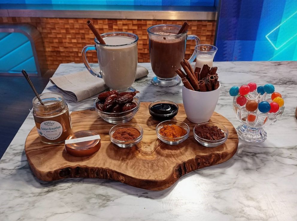 PHOTO: Ingredients to make Rachel Beller's golden chocolate.