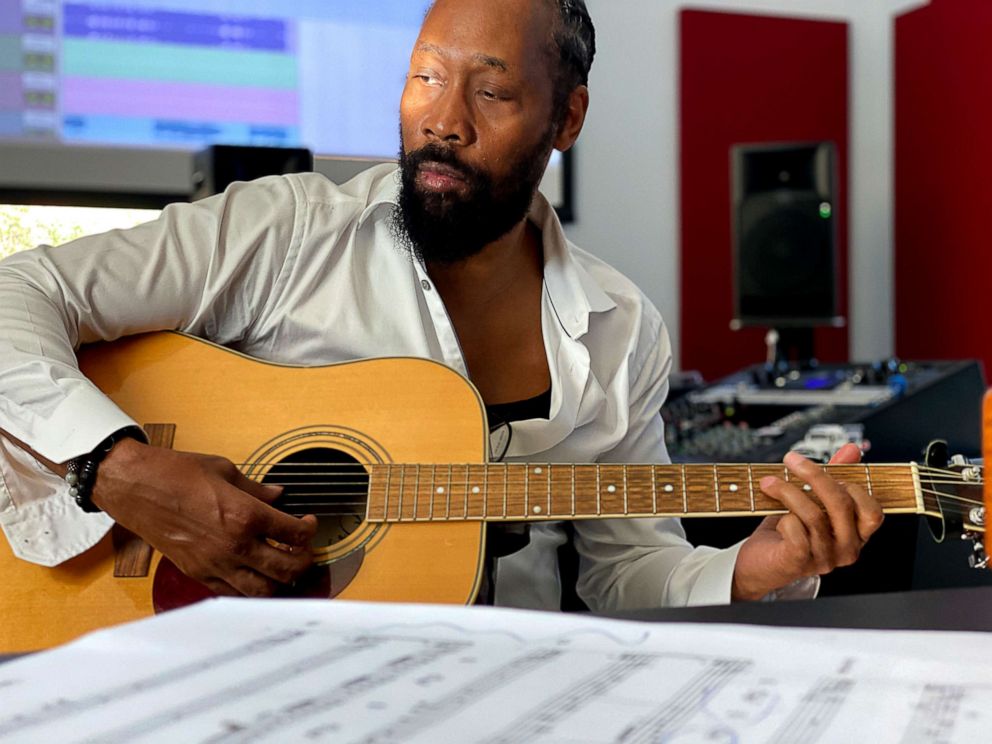 PHOTO: RZA in the studio working on the new jingle for Good Humor ice cream trucks.