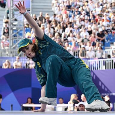 PHOTO: Rachael Gunn "Raygun" of Australia in action at the Paris 2024 Olympics on Aug. 9, 2024.