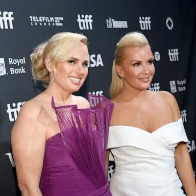 PHOTO: Rebel Wilson and Ramona Agruma attend the premiere of "The Deb" during the 2024 Toronto International Film Festival at Roy Thomson Hall in Toronto, Ontario, Sept. 14, 2024.