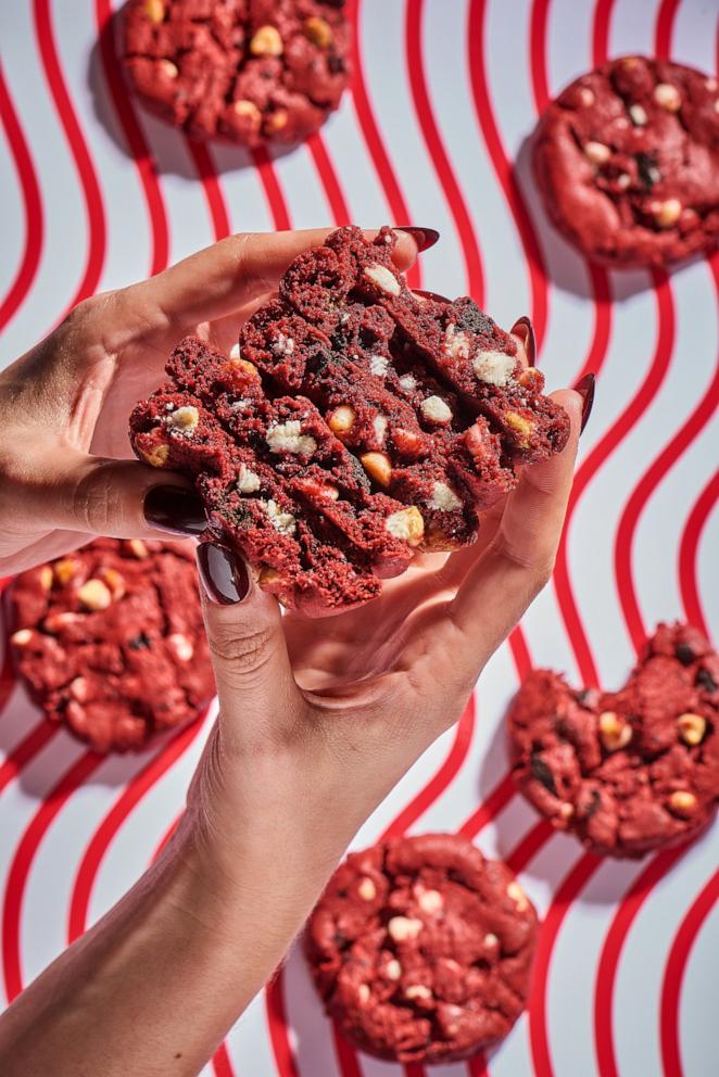 PHOTO: A Red Velvet Cookies 'N Cream Classic cookie from Insomnia.