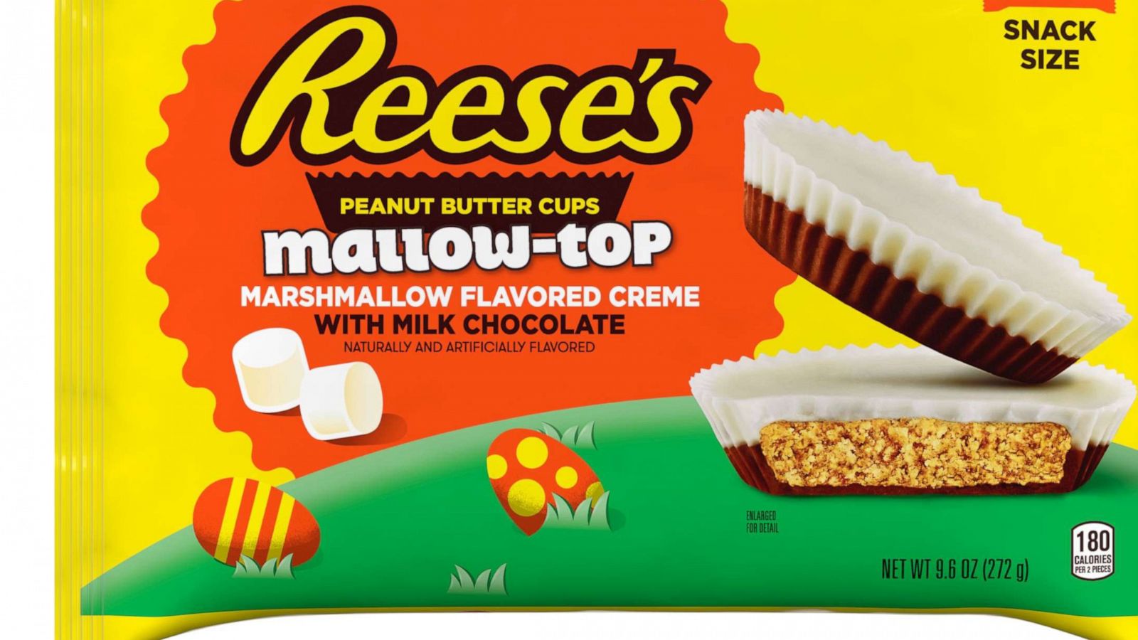 PHOTO: The new mallow-top Reese's peanut butter cups will hit shelves for Easter 2021.