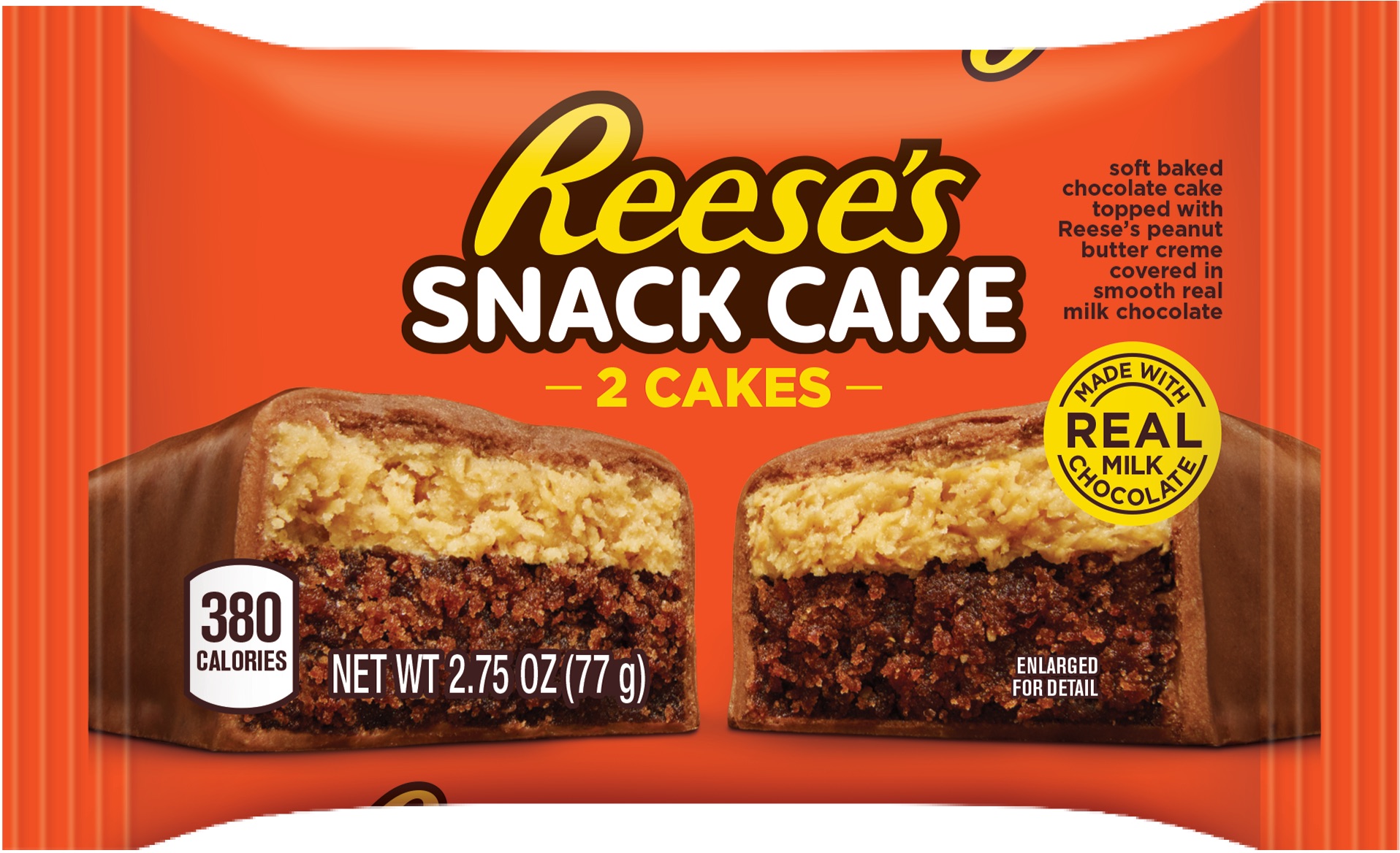 PHOTO: New Reese's snack cake will hit shelves in December 2020.