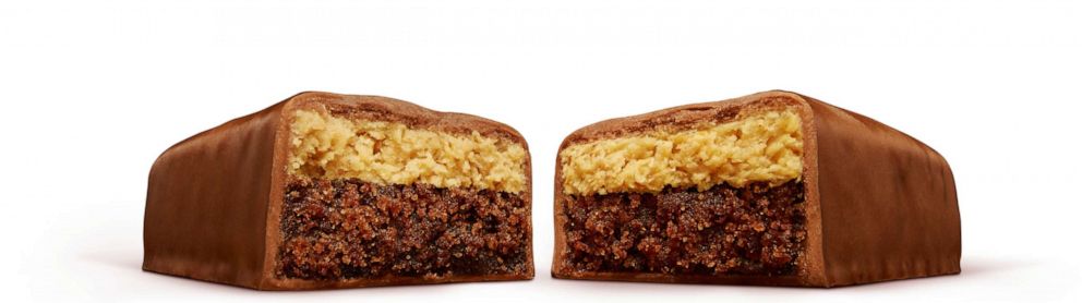 PHOTO: A cross section of the new soft baked chocolate cake with Reese's peanut butter creme.