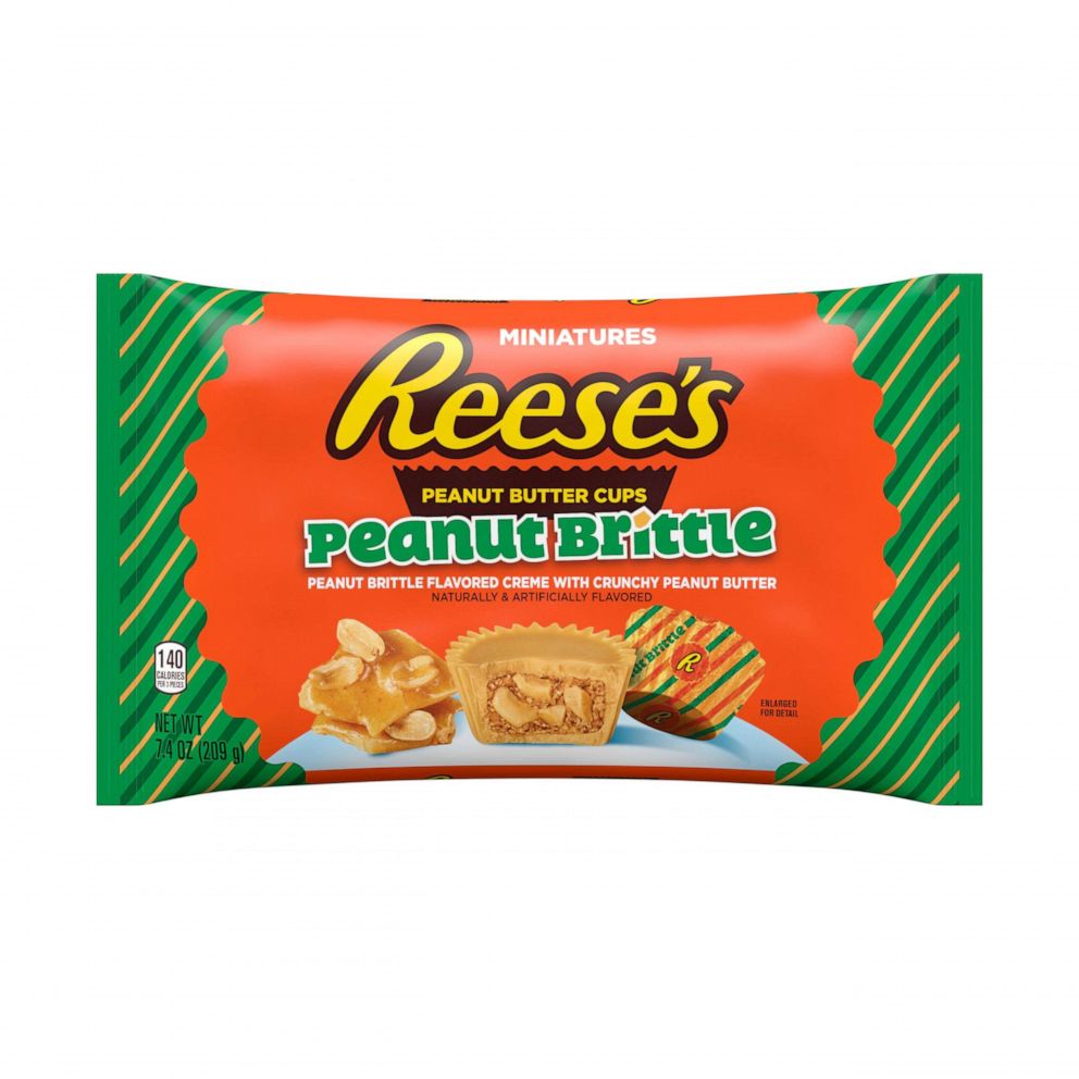 PHOTO: New peanut brittle Reese's peanut butter cups for the 2021 holiday season.