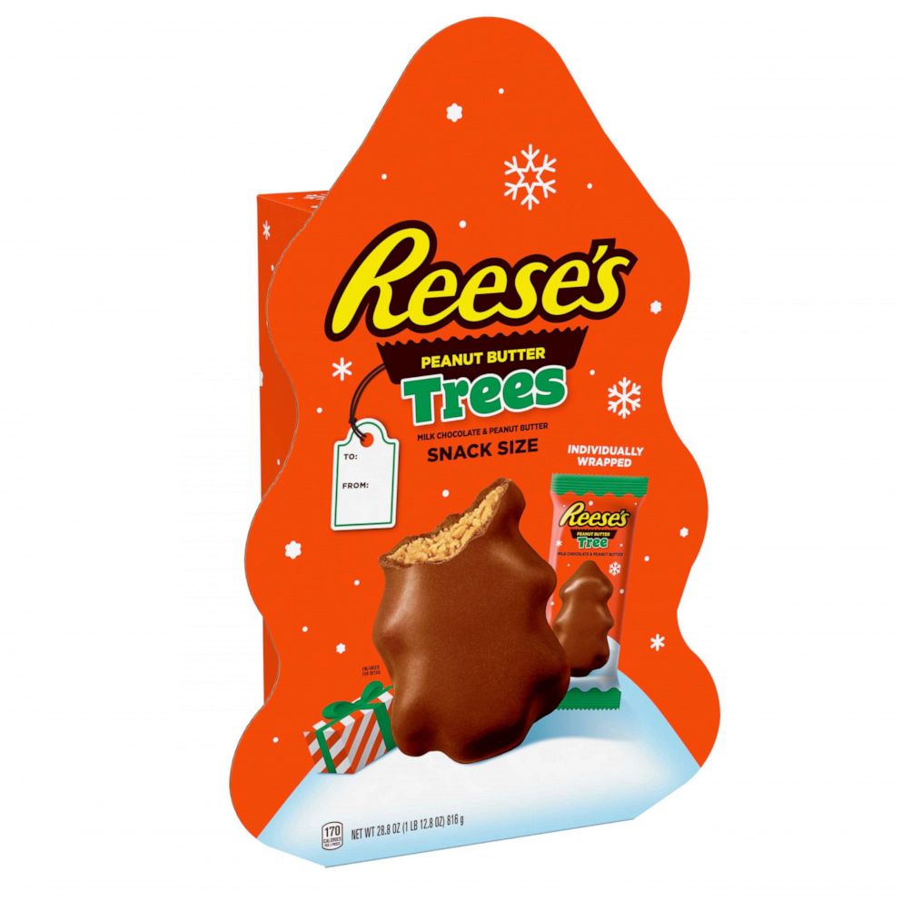 PHOTO: A new Christmas tree Reese's gift box.