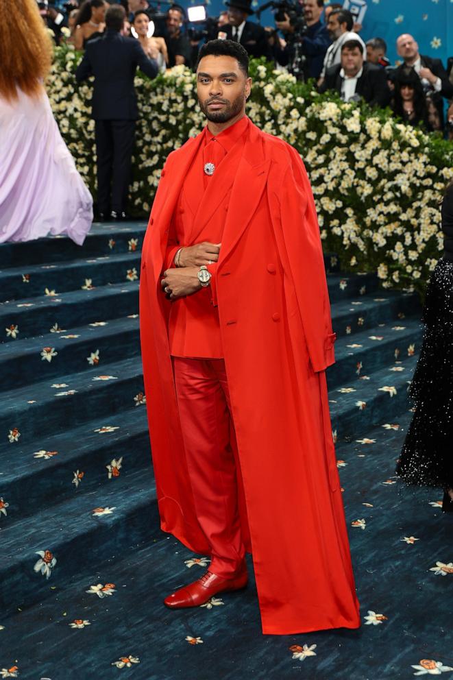 Rege-Jean Page attends the 2025 Met Gala Celebrating "Superfine: Tailoring Black Style" on May 05, 2025 in New York City.