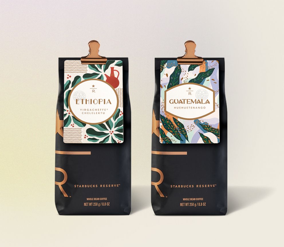 PHOTO: Two new whole bean Starbucks Reserve blends available this winter.