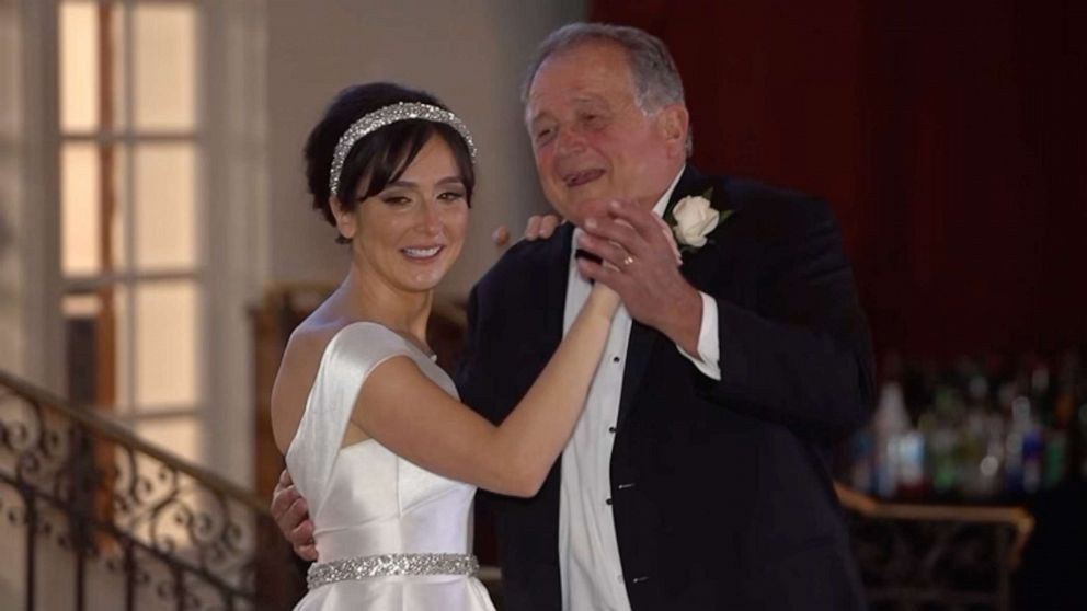 PHOTO: Riannon Trutanich VanSciver and her father Andrew Trutanich re-created their dance to "Beauty and the Beast" at her 2021 wedding.