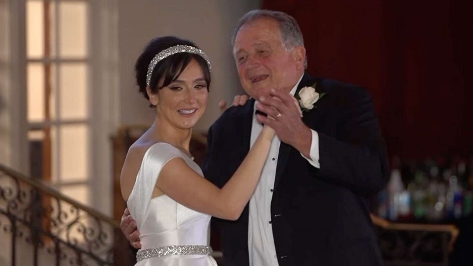 PHOTO: Riannon Trutanich VanSciver and her father Andrew Trutanich re-created their dance to "Beauty and the Beast" at her 2021 wedding.