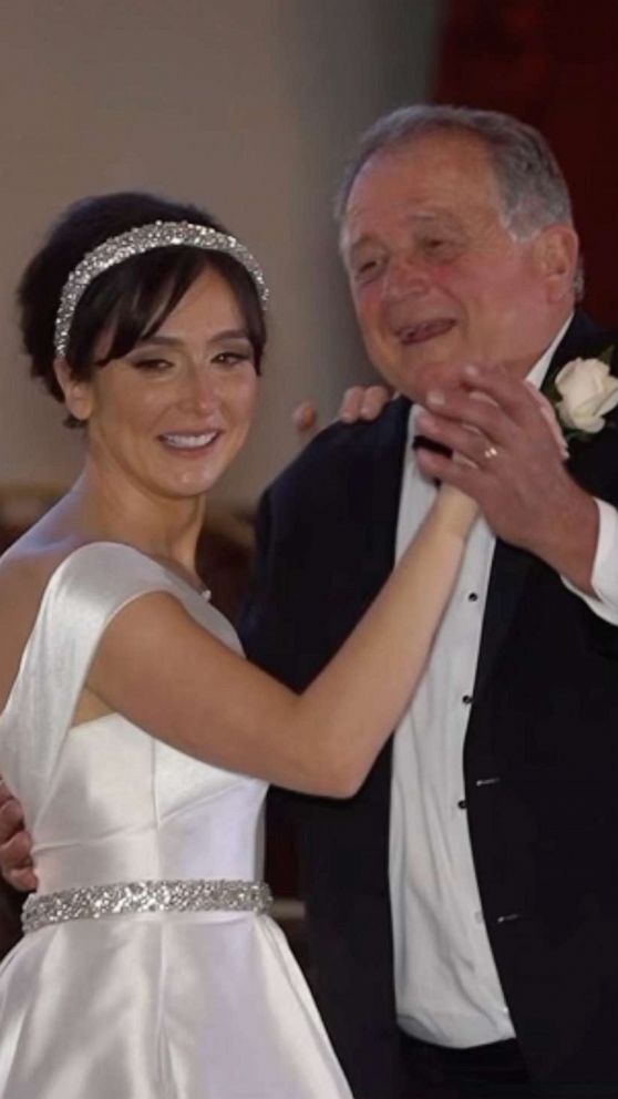 VIDEO: Bride and father share emotional moment during father-daughter dance