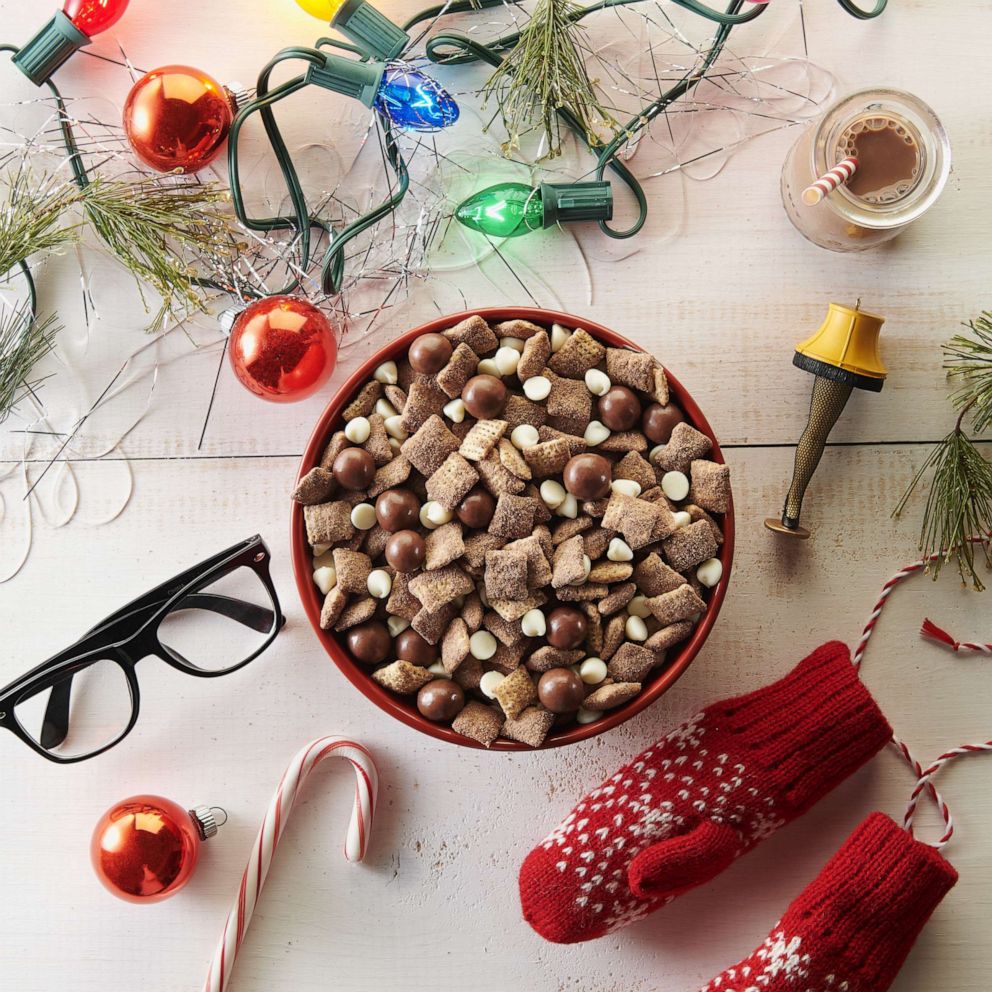 PHOTO: Homemade chocolate chex mix.