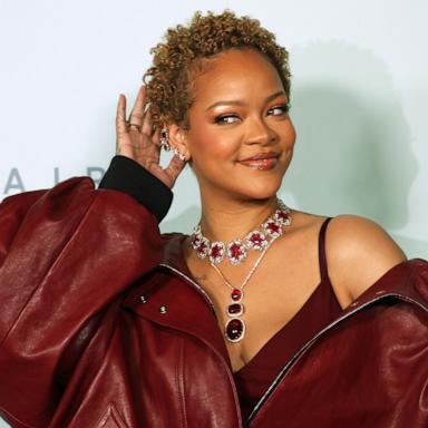 PHOTO: Rihanna arrives at the Rihanna x Fenty Hair Launch Party at Nya Studios in Los Angeles, June 10, 2024.