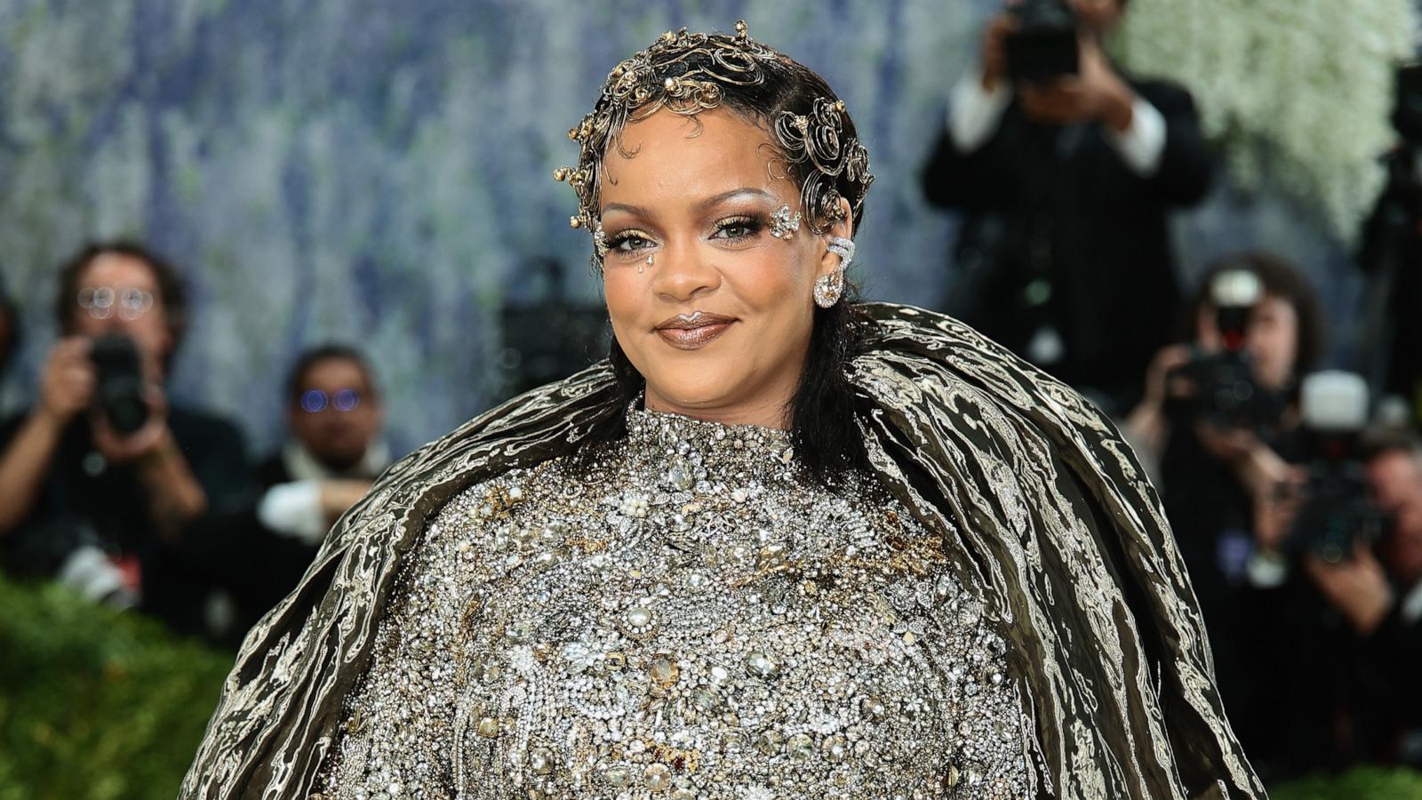 Rihanna attends the 2026 Met Gala celebrating "Costume Art" on May 04, 2026 in New York City.