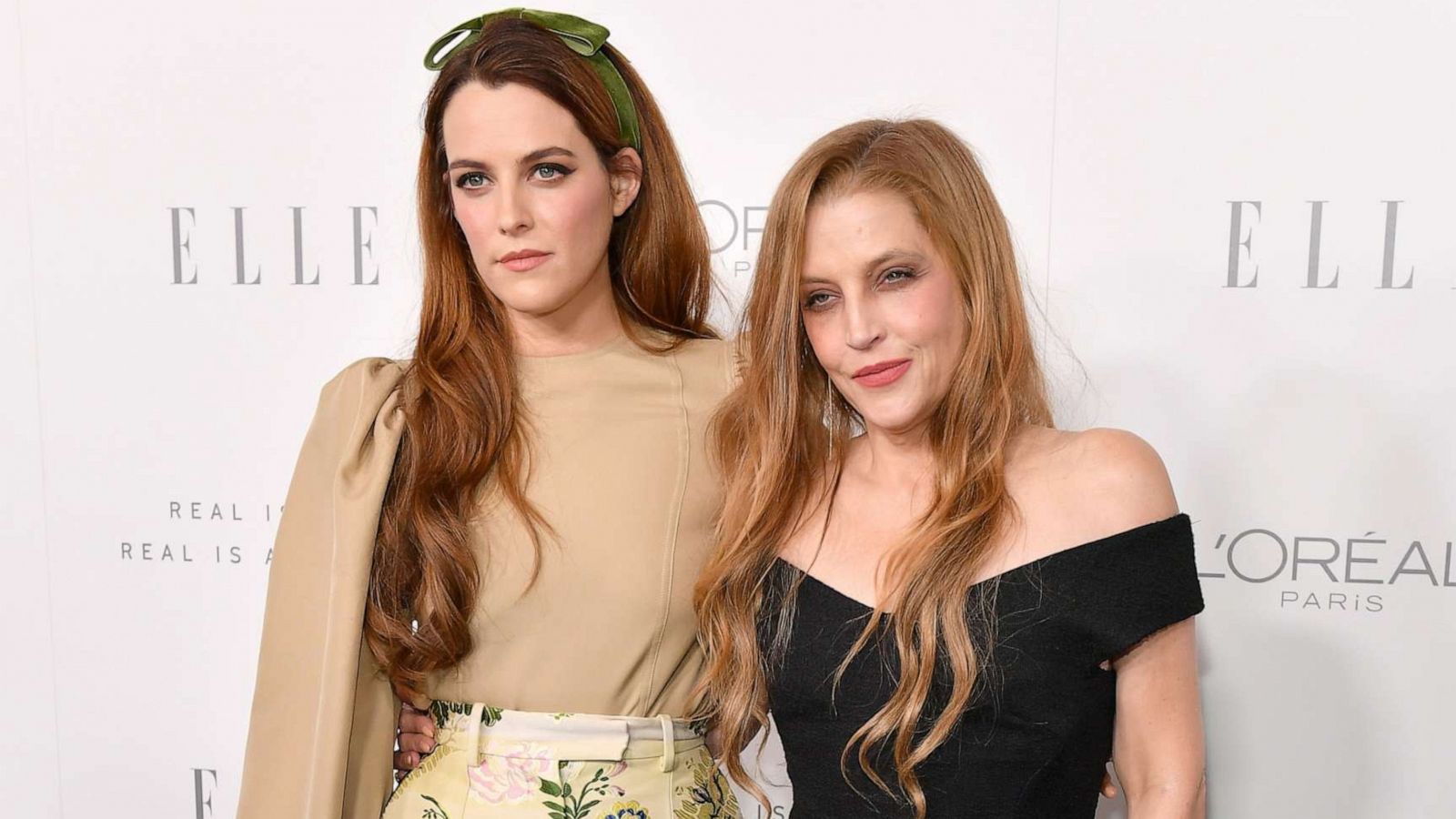 PHOTO: Riley Keough and Lisa Marie Presley attend ELLE's 24th Annual Women in Hollywood Celebration at Four Seasons Hotel, Oct. 16, 2017, in Los Angeles.