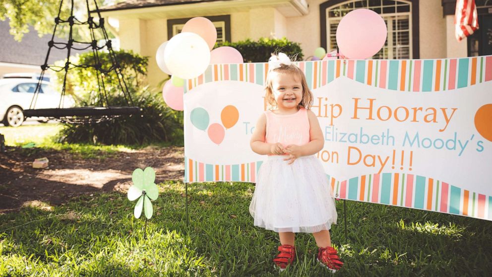 PHOTO: Isla Moody, 2, was adopted on April 30, 2020, after spending her entire life in foster care.