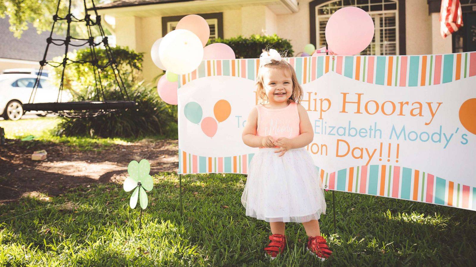 PHOTO: Isla Moody, 2, was adopted on April 30, 2020, after spending her entire life in foster care.