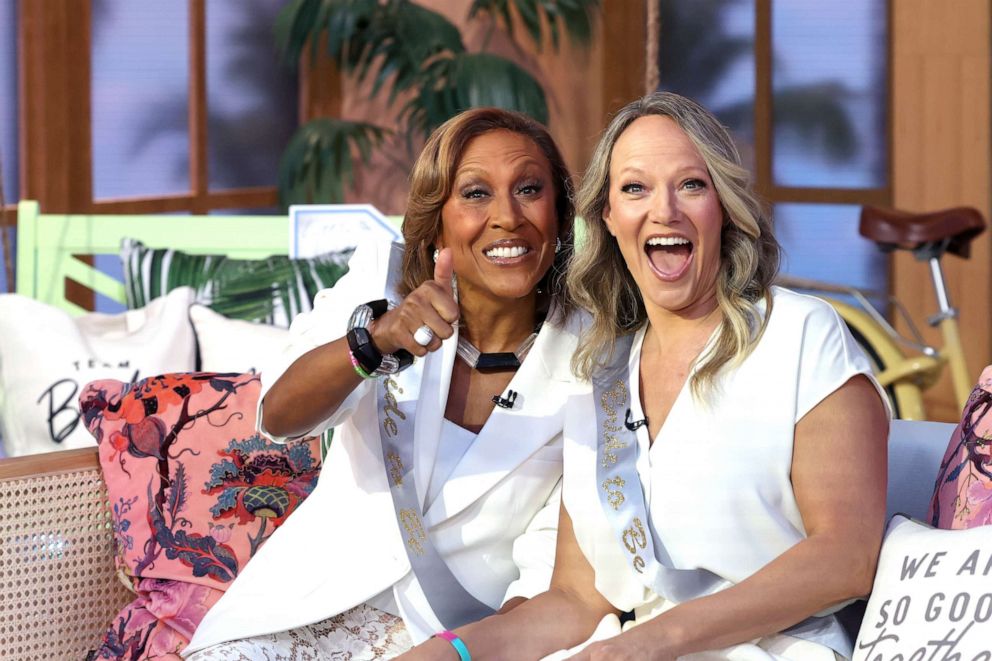 Behind The Scenes Shots From Robin Roberts And Amber Laigns Gma Bachelorette Party Good