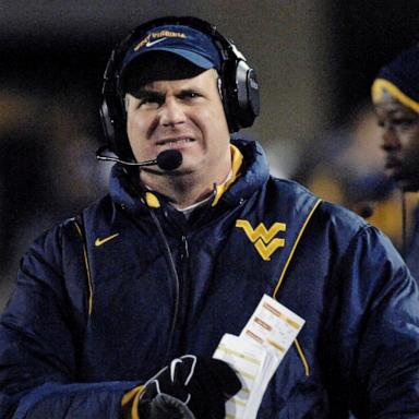 PHOTO: West Virginia coach Rich Rodriguez walks the sideline late in the second half during a 13-9 loss to Pittsburgh in a college football game, Dec. 1, 2007, in Morgantown, W.Va. 