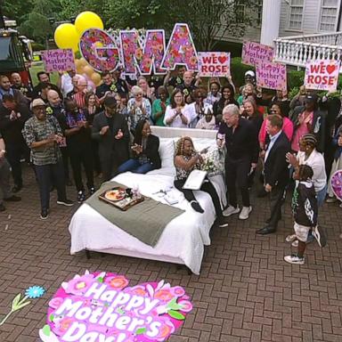 PHOTO: Rose Diggs appears on “Good Morning America” on May 8, 2026, as the 2026 “Breakfast in Bed” honoree.