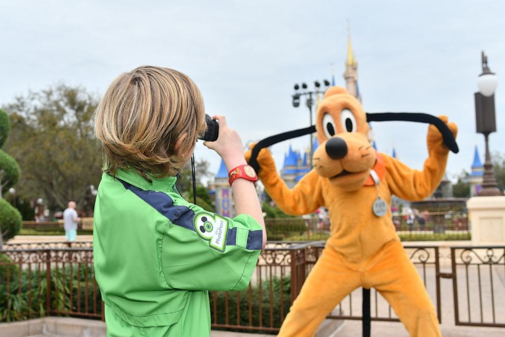 PHOTO: Second grade student Rowan who dreams of becoming a Disney photographer received a surprise from the Disney PhotoPass team during his visit with his family to Walt Disney World.