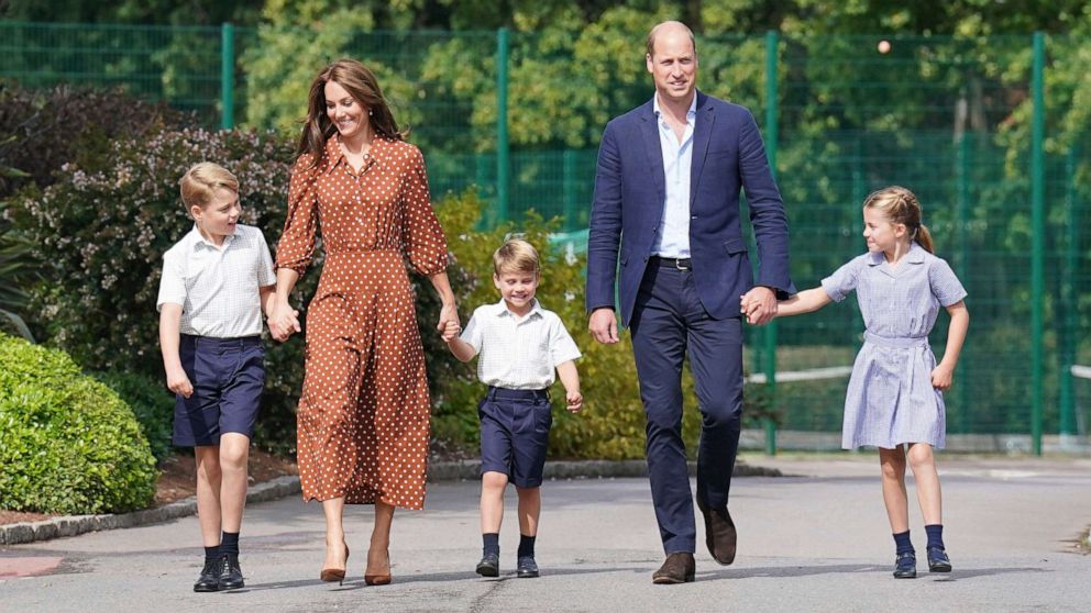 See photos of Prince Princess Charlotte and Prince Louis ahead