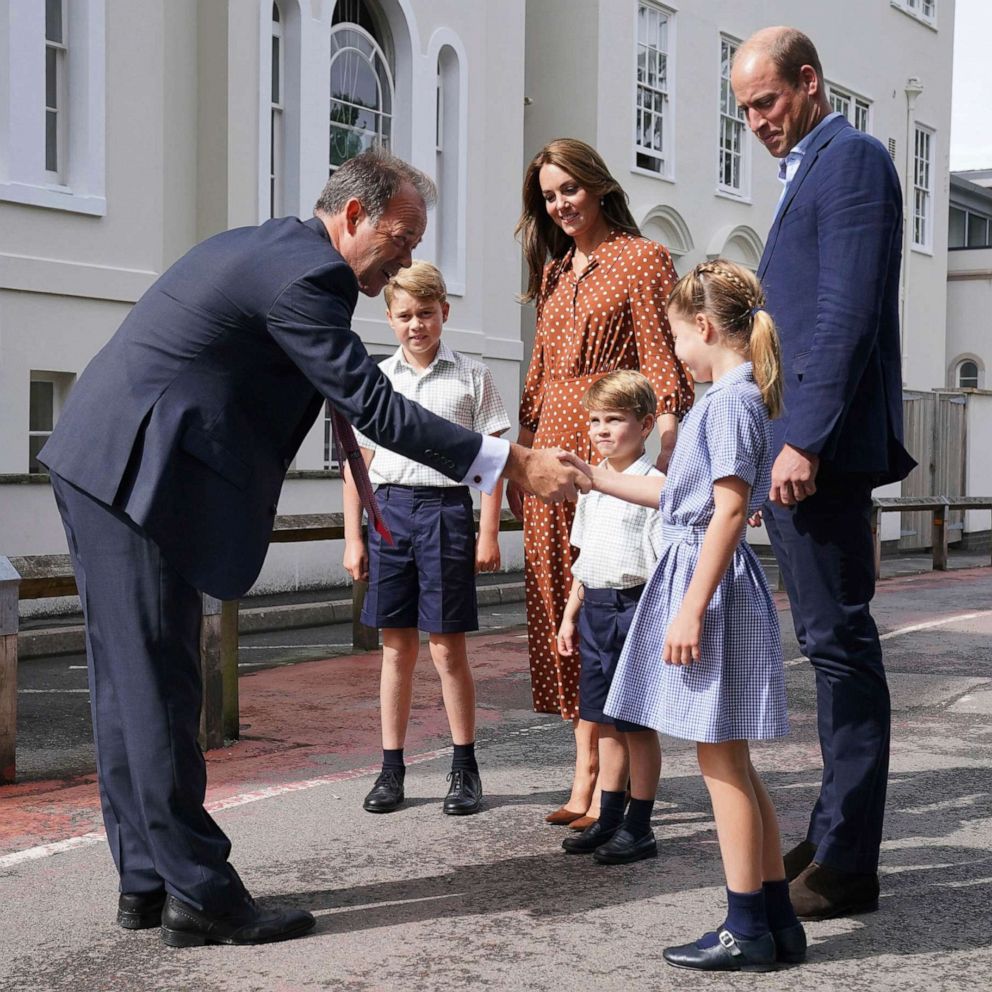 VIDEO: Prince George, Princess Charlotte, Prince Louis get ready for 1st day of school