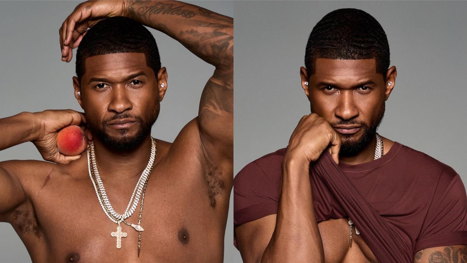 Usher is the star of Kim Kardashian's lates SKIMS Mens campaign.