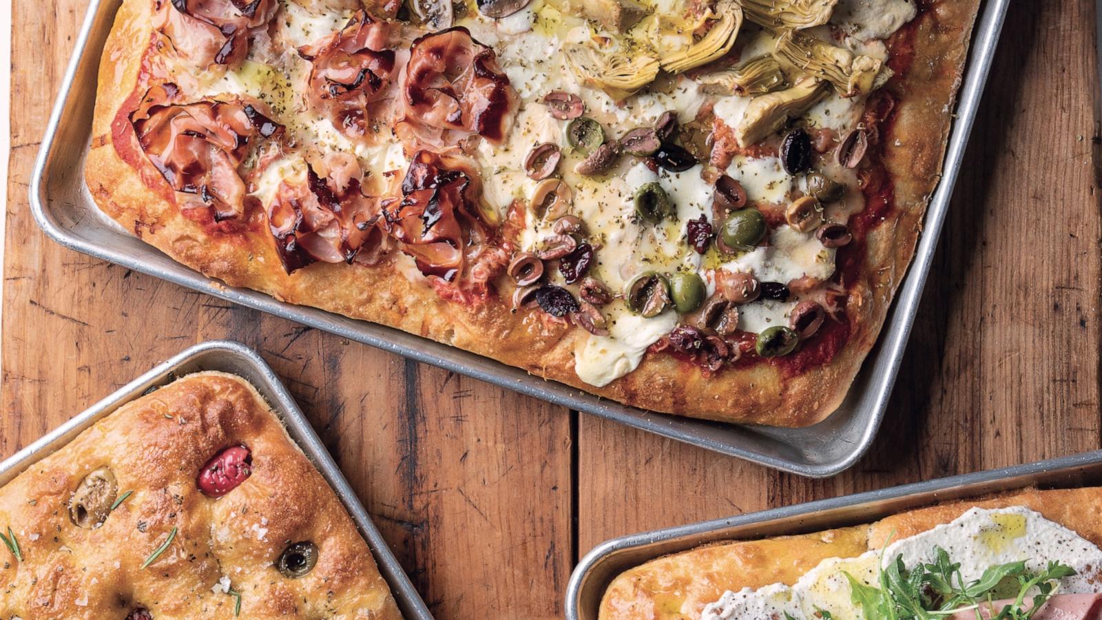 PHOTO: Focaccia three ways from the new cookbook, "Dolci."