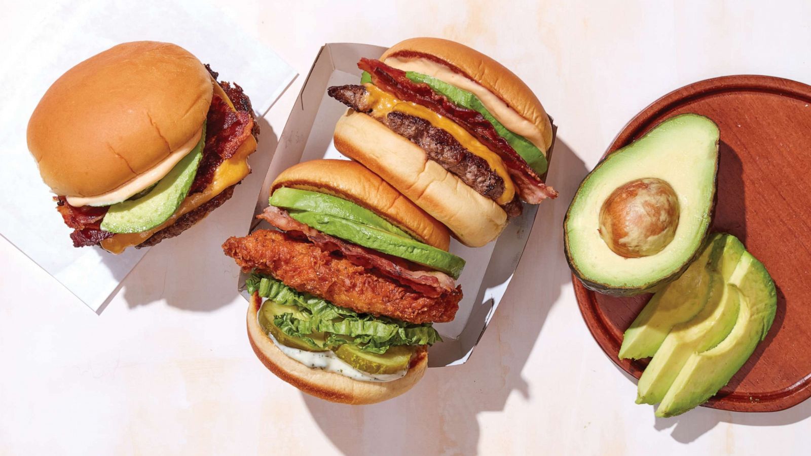 PHOTO: Two new creations have hit the menu for a limited time at Shake Shack featuring Niman Ranch bacon and Avocado.