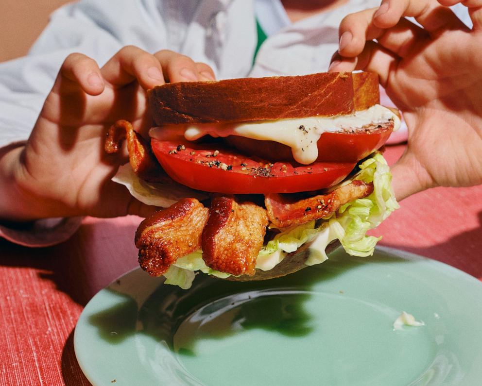 PHOTO: A BLT sandwich made with original Ayoh mayonnaise.
