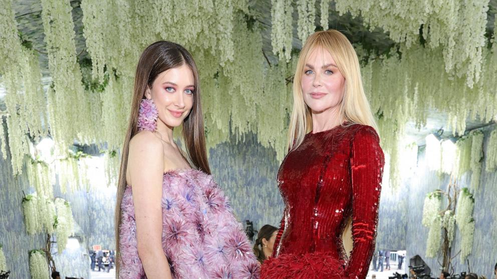 PHOTO: Sunday Rose Kidman Urban and Nicole Kidman attend the 2026 Met Gala celebrating "Costume Art" at the Metropolitan Museum of Art on May 04, 2026 in New York City. 