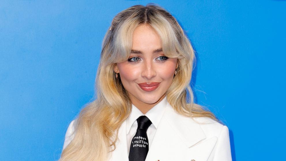 PHOTO: Sabrina Carpenter attends the Louis Vuitton Menswear Spring/Summer 2025 show as part of Paris Fashion Week on June 18, 2024, in Paris, France. 