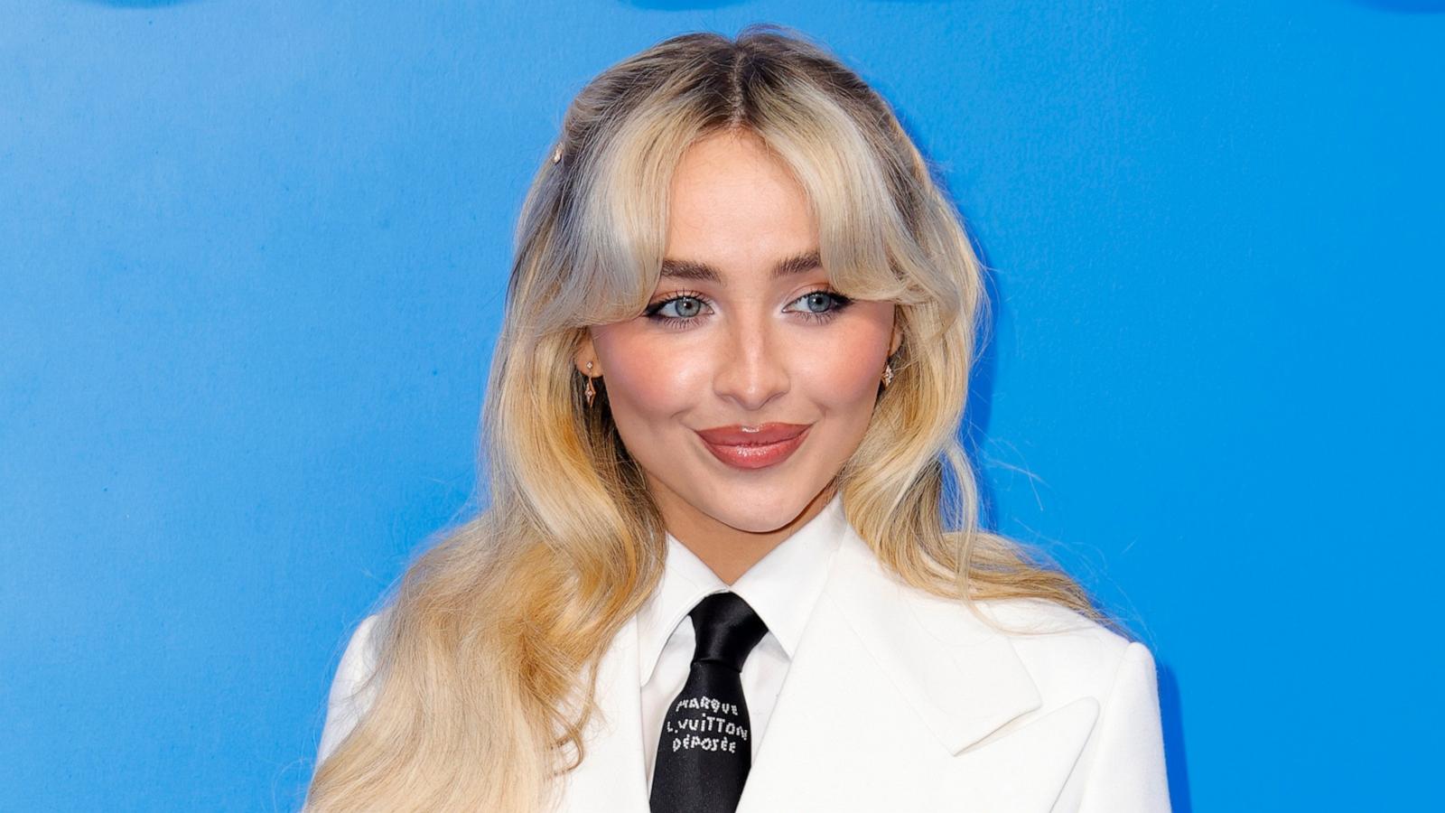 PHOTO: Sabrina Carpenter attends the Louis Vuitton Menswear Spring/Summer 2025 show as part of Paris Fashion Week on June 18, 2024, in Paris, France.