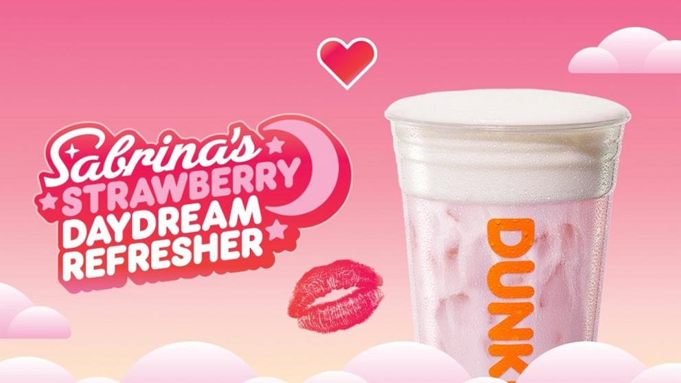 PHOTO: A new limited-time collaboration at Dunkin' with Sabrina Carpenter.