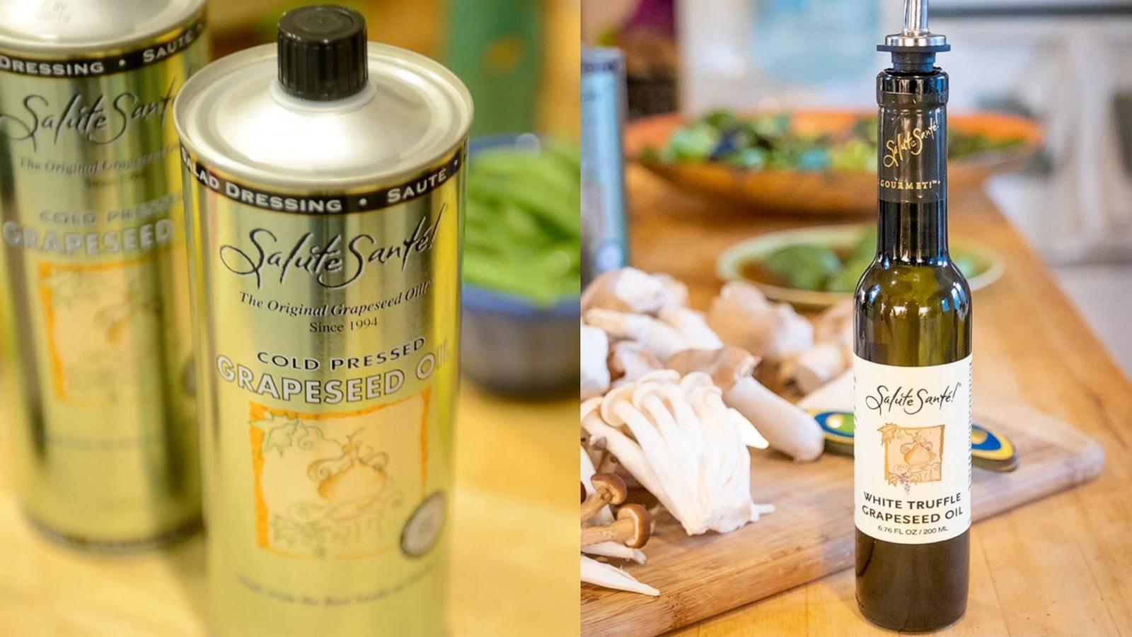 Salute Santé!: Cold Pressed Grapeseed Oils