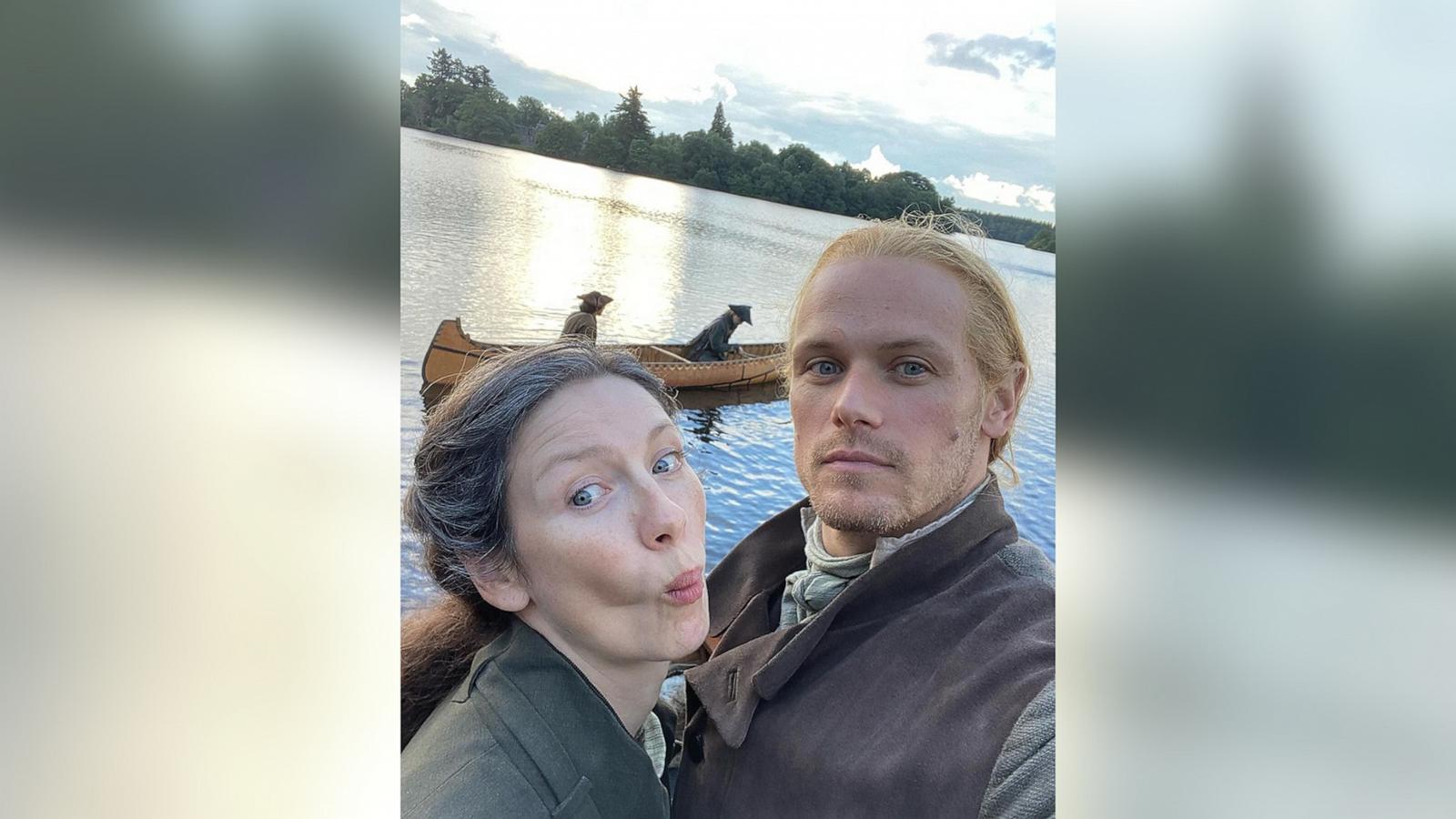 PHOTO: Sam Heughan and Caitriona Balfe in a post Heughan shared to Instagram on Sept. 27, 2024.