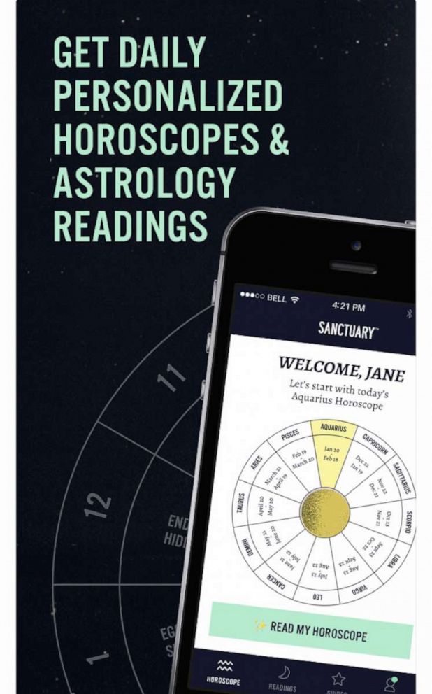 PHOTO: Sanctuary says its the “first” app to offer live and on-demand personal readings with professional astrologers.