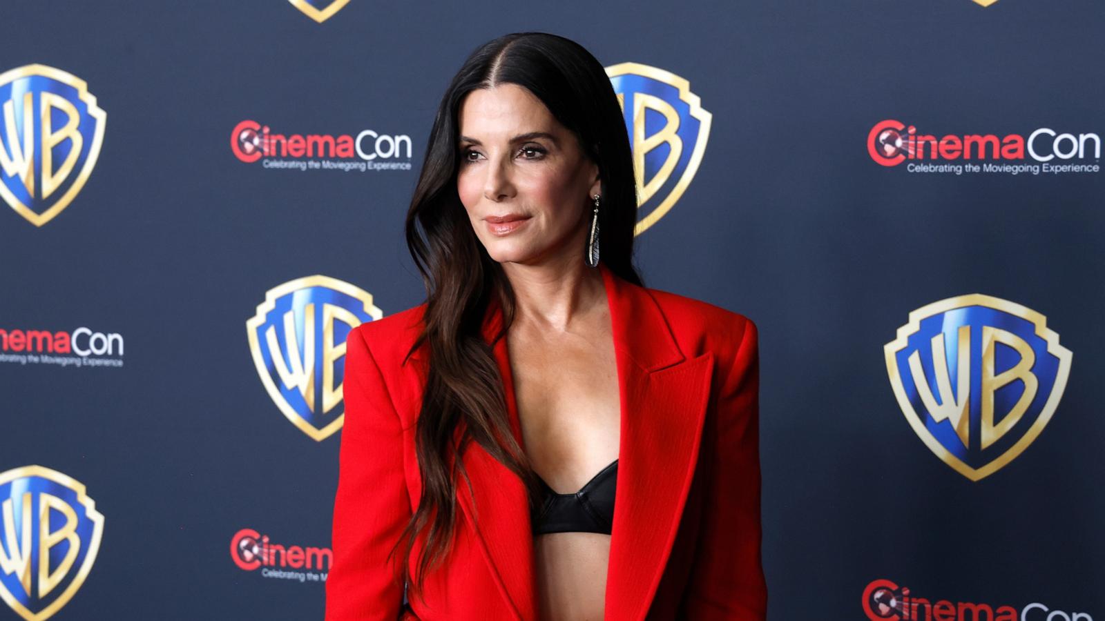 Sandra Bullock promotes the upcoming film "Practical Magic 2" at the Warner Bros. Pictures presentation during CinemaCon, the official convention of Cinema United, on April 14, 2026 in Las Vegas, Nevada.