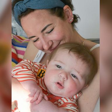 PHOTO: Sarrah Strimel Bentley said she feels “incredibly grateful” to be able to celebrate her first Mother’s Day after receiving breast cancer treatment and welcoming her first child through surrogacy.