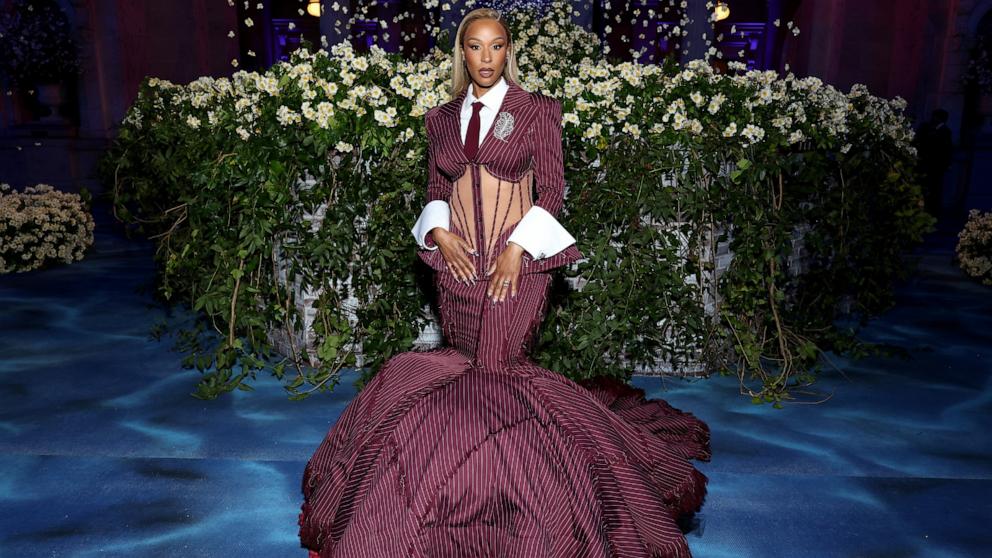 Savannah James attends the 2025 Met Gala Celebrating "Superfine: Tailoring Black Style" on May 05, 2025 in New York City. 
