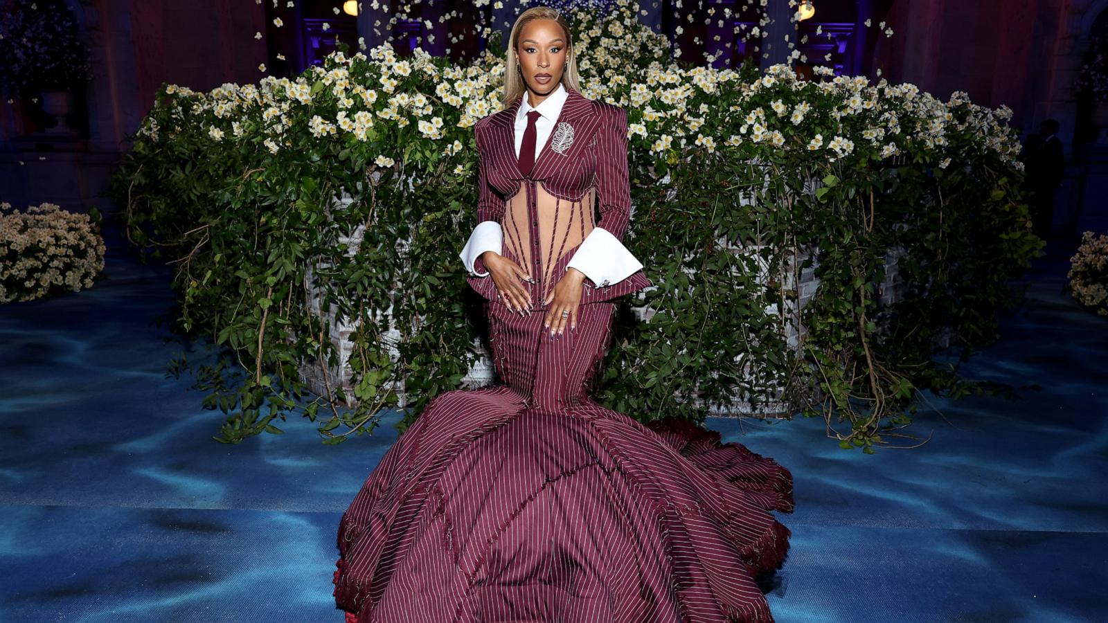 Savannah James attends the 2025 Met Gala Celebrating "Superfine: Tailoring Black Style" on May 05, 2025 in New York City.