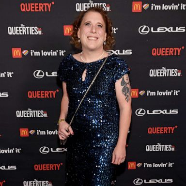 PHOTO: Amy Schneider attends the 2022 The Queerties Awards Celebration at EDEN Sunset, March 1, 2022, in Los Angeles. 