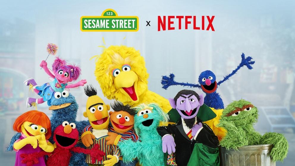 PHOTO: The Sesame Street group appears in this image.