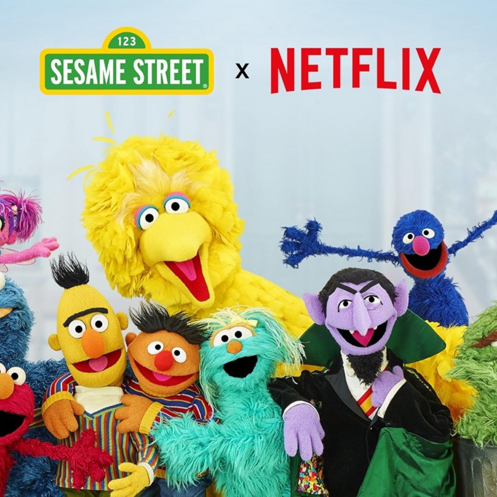 PHOTO: The Sesame Street group appears in this image.