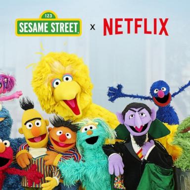 PHOTO: The Sesame Street group appears in this image.