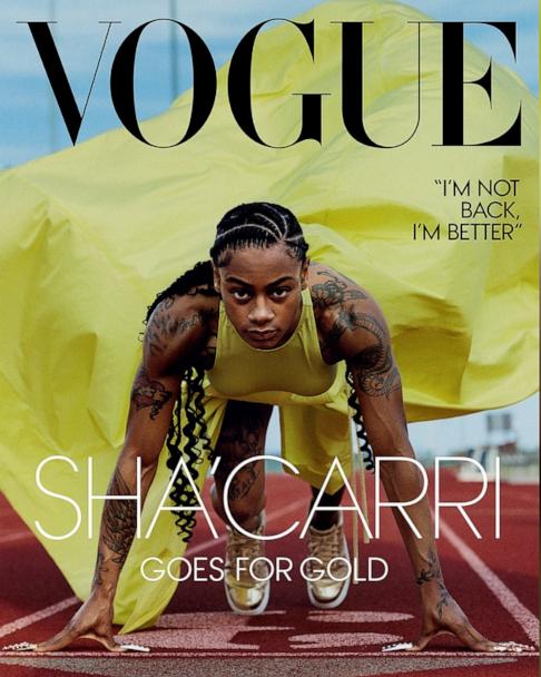 Sha'Carri Richardson stars on Vogue digital cover ahead of Paris