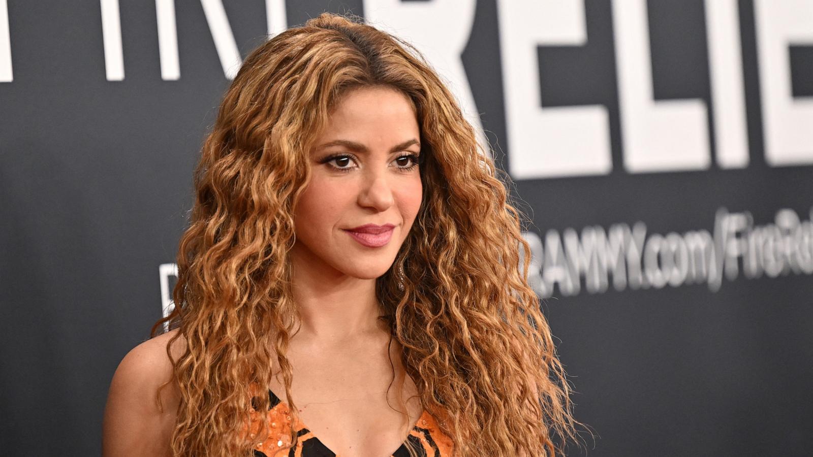 PHOTO: Shakira arrives for the 67th Annual Grammy Awards at the Crypto.com Arena in Los Angeles on Feb. 2, 2025.