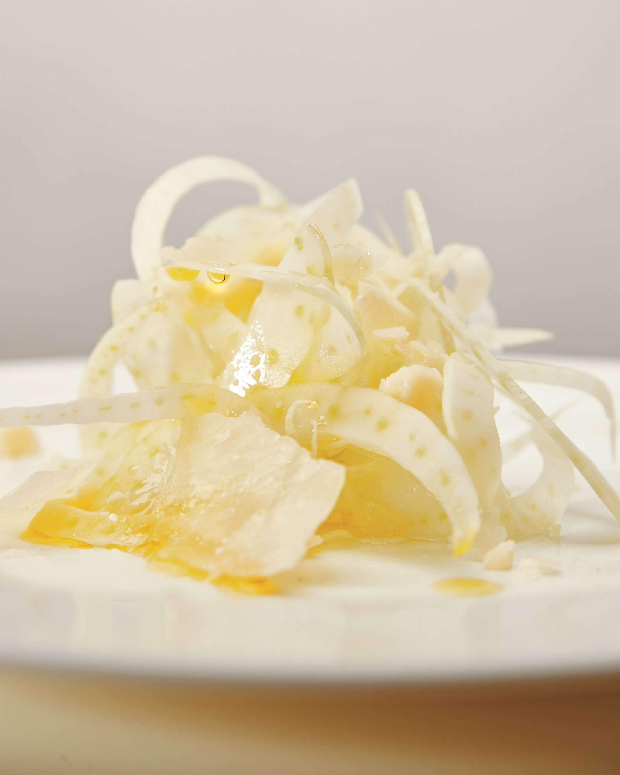 PHOTO: A simple shaved fennel and parmesan salad.