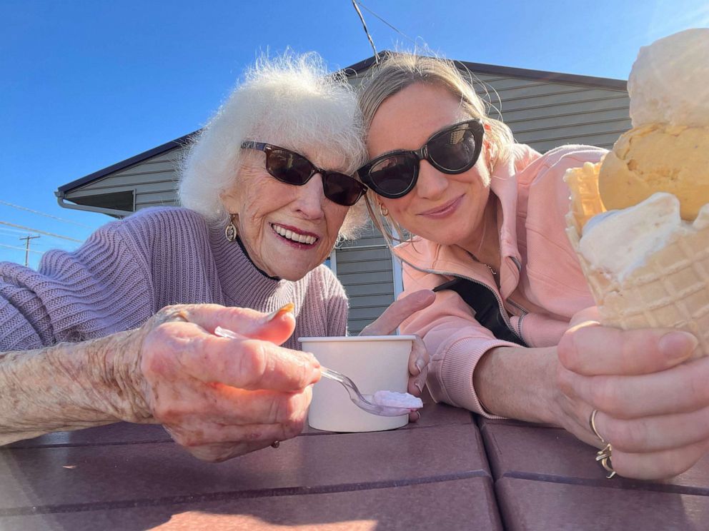 PHOTO: Shelby Hoefling shares a close relationship with her grandmother Patricia Hoefling and calls them best friends.